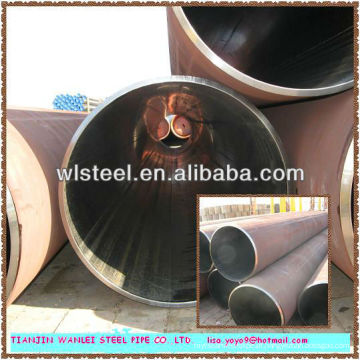 ERW CARBON STEEL PIPE para serviço líquido fabricado na China